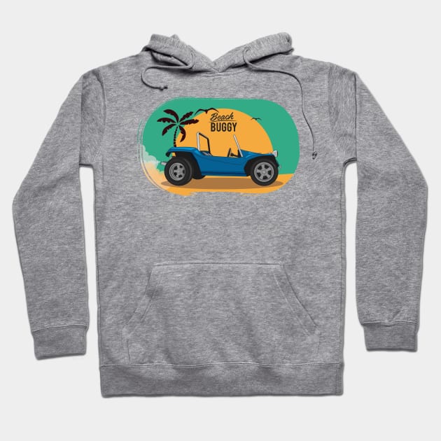 Beach Buggy Hoodie by AutomotiveArt